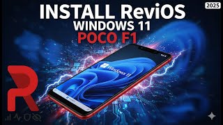 ⚡ Poco F1 Jadi PC Mini! | Instal ReviOS Windows 11 ARM64 (Dual Boot Android)