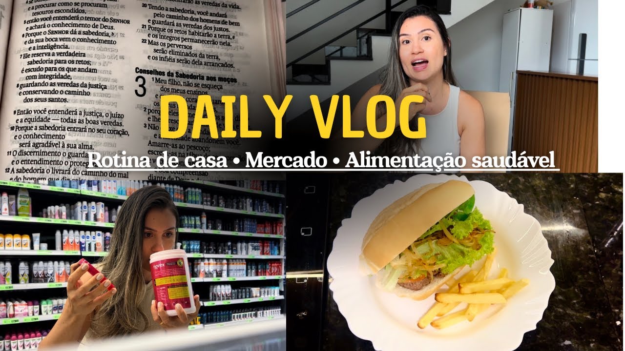 Rotina real, buscando a Deus, fazendo sanduíche saudável, compartilhando generosidade #vlog 