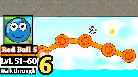 Red ball 5 Gameplay lvl 50-60 walkthrough Part 6 (ios,Android)