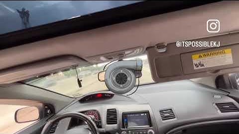 K24 Turbo Civic Si Boost by Gear 3rd to 5th