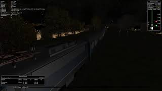 Microsoft Train Simulator Gameplay HD  -  GR  -  Rollbahn  -  Eilzug bei Nacht 1/4