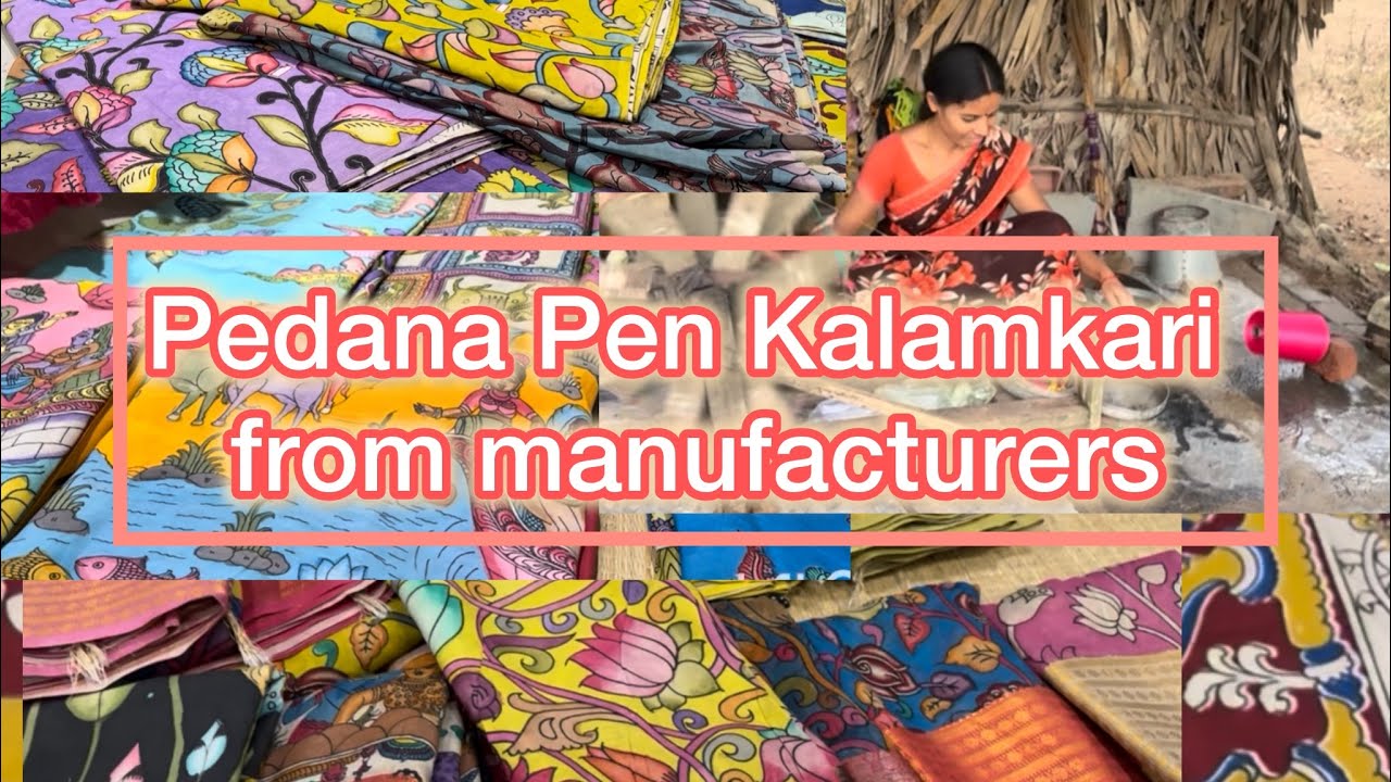 🧵🌿 Pedana Kalamkari Handmade Sarees & Fabric Designs – Direct from the Makers 🌿🧵
