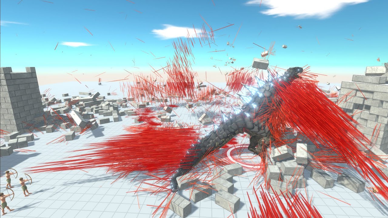 Godzilla vs GOD ARCHER - Animal Revolt Battle Simulator