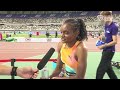 Nickisha Pryce WIns Diamond League 400m In Shanghai [Interview]