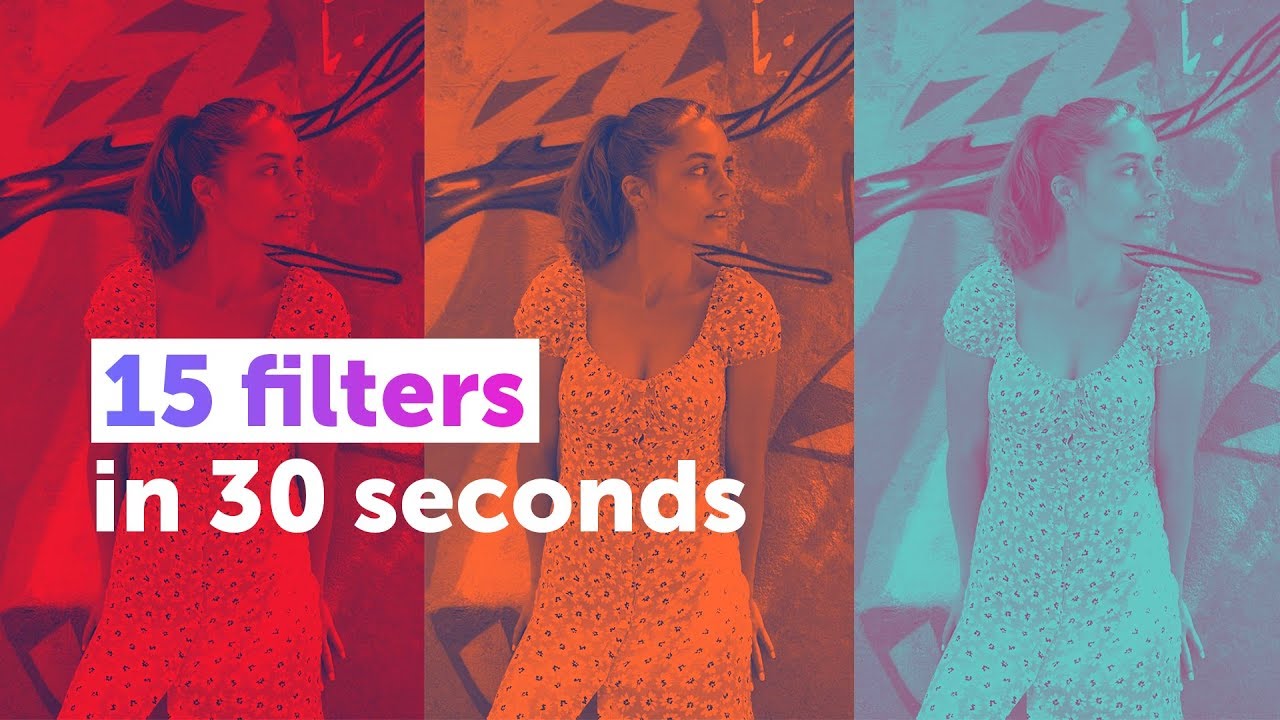 15 filters in 30 seconds | PicsArt