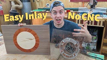 Easy Circle Inlay Using Only A Router