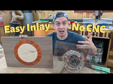 Easy Circle Inlay Using Only A Router