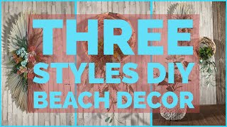 Three DIY Beach Themed/Nautical Home Decor Ideas & David's Back Injury (2021)