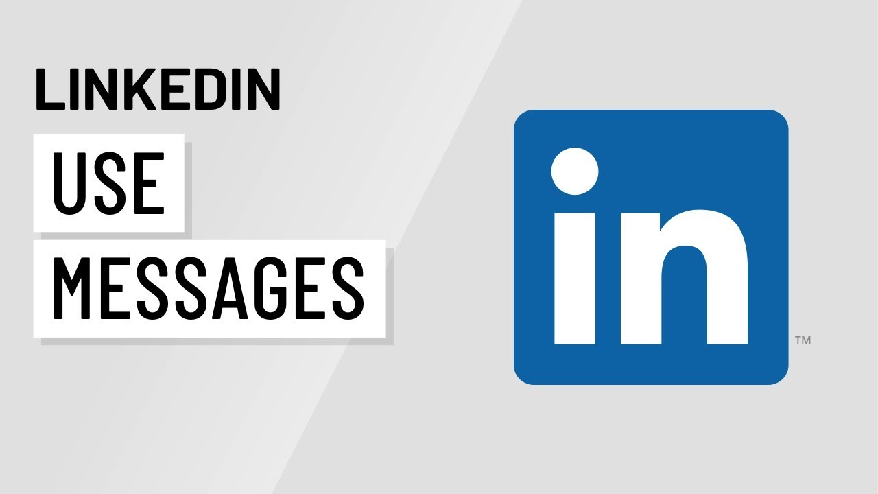 ⁣Using Messages on LinkedIn