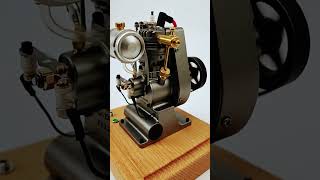 Mini Engine Start-Up 🔥 | Miniature 4 Stroke Engine Running Smoothly | Engineering Masterpiece