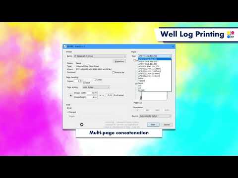Well Log Printing