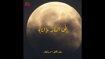 حالات واتس قران كريم سوره غافر الشيخ خالد الجليل