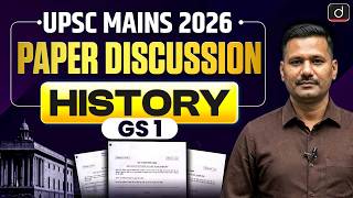UPSC Mains 2026 GS 1 History Questions Analysis | History Mains 2026 | UPSC | Drishti IAS English