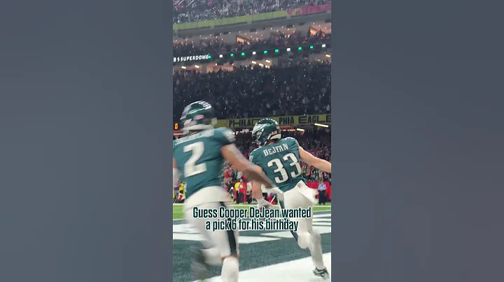 Cooper DeJean grabs his first career interception and runs it in for a touchdown #shorts