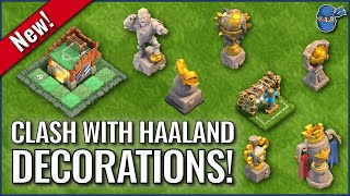 Clash with Haaland Decorations - May 2024 | Clash of Clans