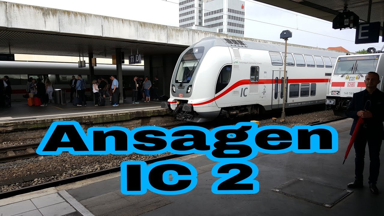 Ansagen aus dem IC 2 TWINDEXX (Leipzig Hbf - Hannover Hbf)