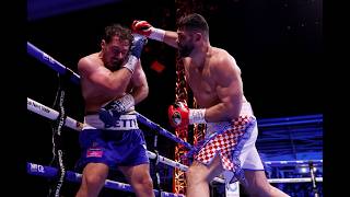 FILIP HRGOVIC out-classes DAVE ALLEN in three painful rounds.