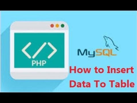MySQL Training - How to Insert Data To Table - YouTube