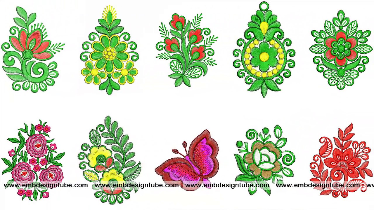50 Applique Embroidery Designs | January 2019 Bulk Download