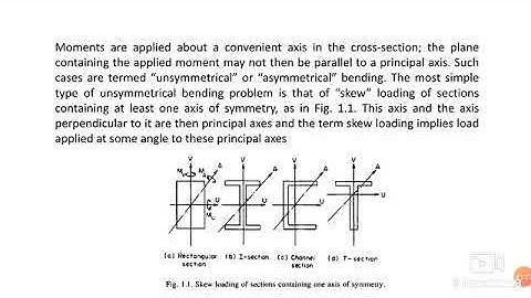 Unsymmetric Bending 1