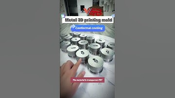 3D Printed Conformal Cooling Channels: A Breakthrough for Injection Molds!  #3DPrint #Injectionmold