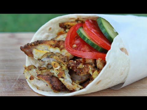 Φανταστικός Αράβικος Γύρος Κοτόπουλο (Shawarma) - Chicken Shawarma Recipe