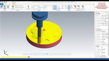 Lập trình phay 3D trên Mastercam Tutorial 05