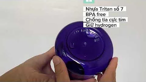 Bình đựng nước ion kiềm Kangen 1L nhựa Tritan số 7 - Hãng Enagic