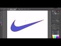 Adobe Illustrator: How to use the Pen Tool to create the NIKE logo