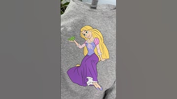 Printable Heat Transfer Vinyl on a T-shirt 💜 #cricutbeginner #cricut #diy