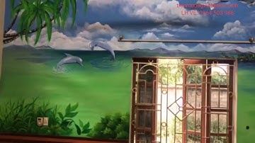 VẼ TRANH 3D TẠI ĐỒNG HỶ THÁI NGUYÊN 0964503986