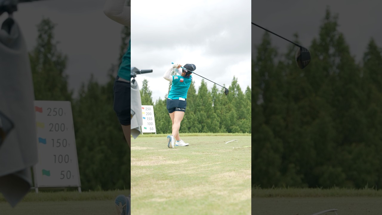 【決戦に向けて準備万端!】最終2組ショット練習🏌️♀️| 資生堂・JAL レディスオープン