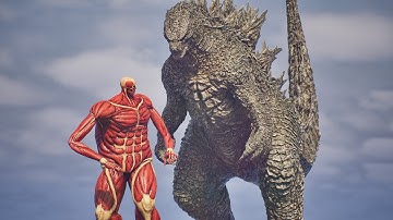 Godzilla is Furious at Colossal Titan!
