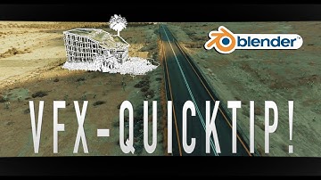 Blender VFX Quicktip: Hiding CG Seams with Nature or Grunge #shorts
