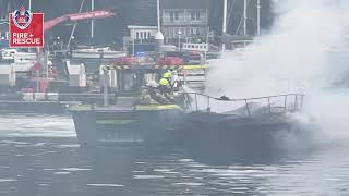 Firefighters investigating cause of boat fires @fireandrescuensw