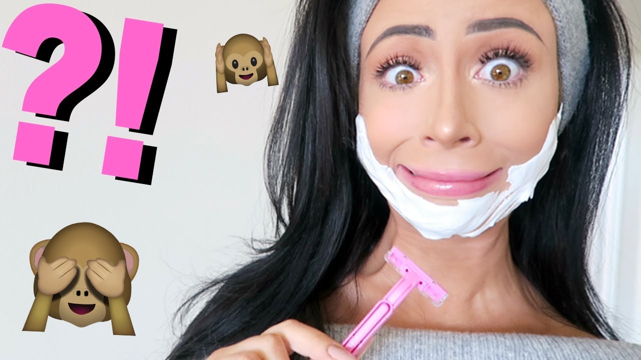 SHAVING MY FACE?! makeup artist