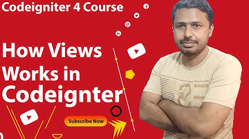 Codeigniter 4 tutorials  | Views in Codeigniter 4 | Create views in codeigniter | How views works