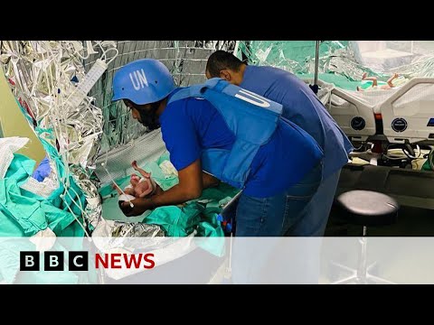 Premature babies evacuated from Gaza's al-Shifa hospital – BBC News