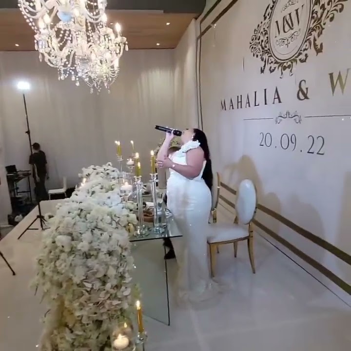 Mahalia Buchanan singing Jesu Lidwala at her wedding 🔥🙌🏻