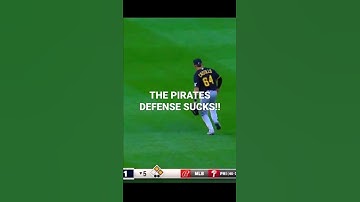 WORST Errors by Pirates!! #mlb #brewers #pirates #error