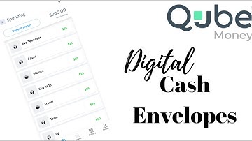 Digital CASH ENVELOPES with QUBE Money App | No More Cash??