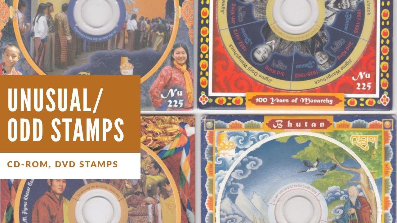 UNUSUAL/ODD STAMPS - CD-ROM, DVD STAMPS