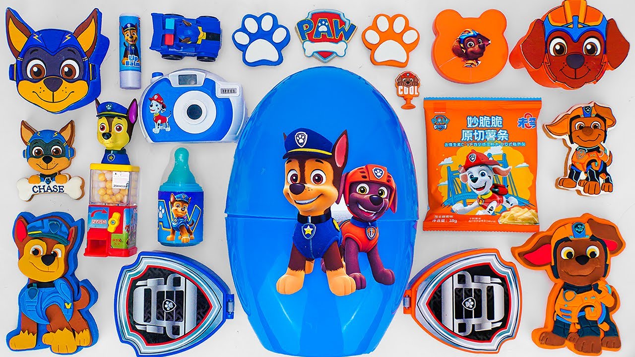 97 Minutes Satisfying with Unboxing Paw Patrol Zuma & Chase Candy Toys Collection ASMR 🐾