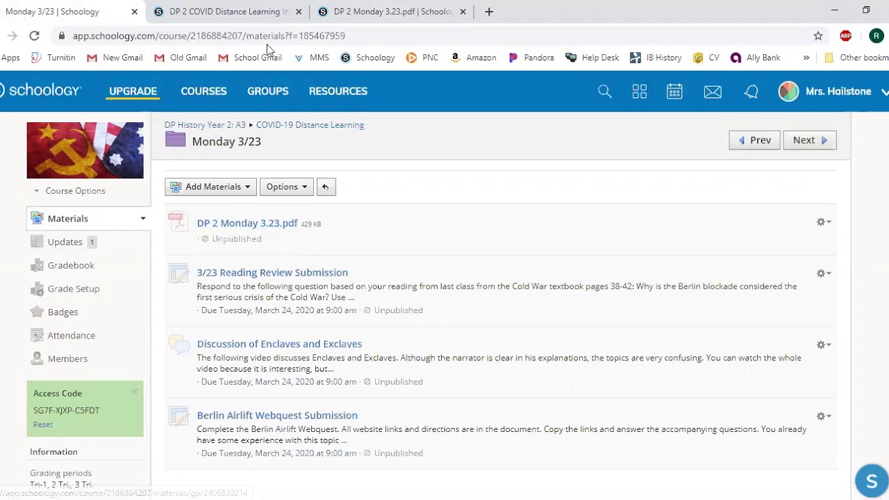 DP History Year 2 Intro Video