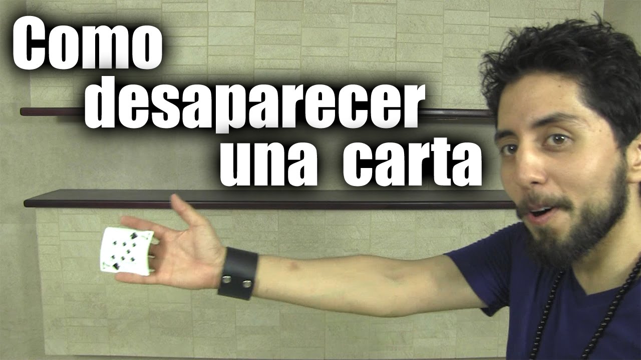 Como desaparecer una carta (back palm) - ChideeTv