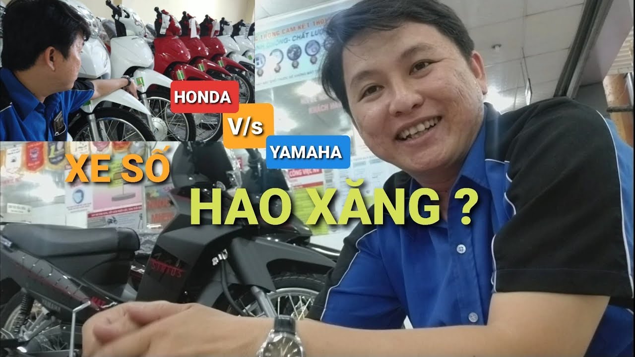 Xe số HONDA và YAMAHA | XE NÀO HAO XĂNG HƠN?