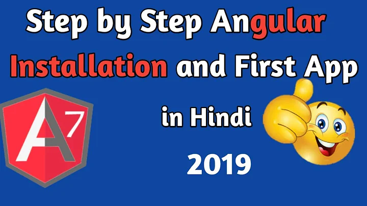 How to Install Angular 7 || Installation of Nodejs, NPM ,Angular CLI Using CMD in Hindi