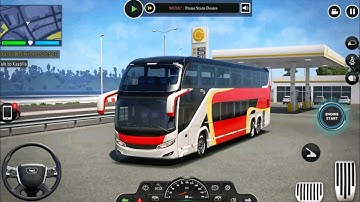 Real Coach Bus Simulator 3D - Bus City Games 2025 - Bus Game Andriod Gameplay