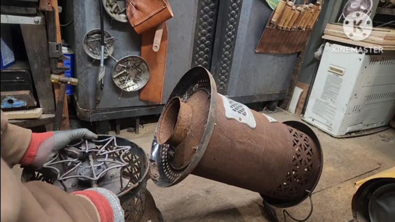 vintage Perfection oil heater/Coleman 500 burner