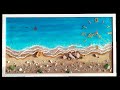 Create a Large Ocean Resin Art with Built-in Clock | Advanced Epoxy Resin & Beach Design Techniques!